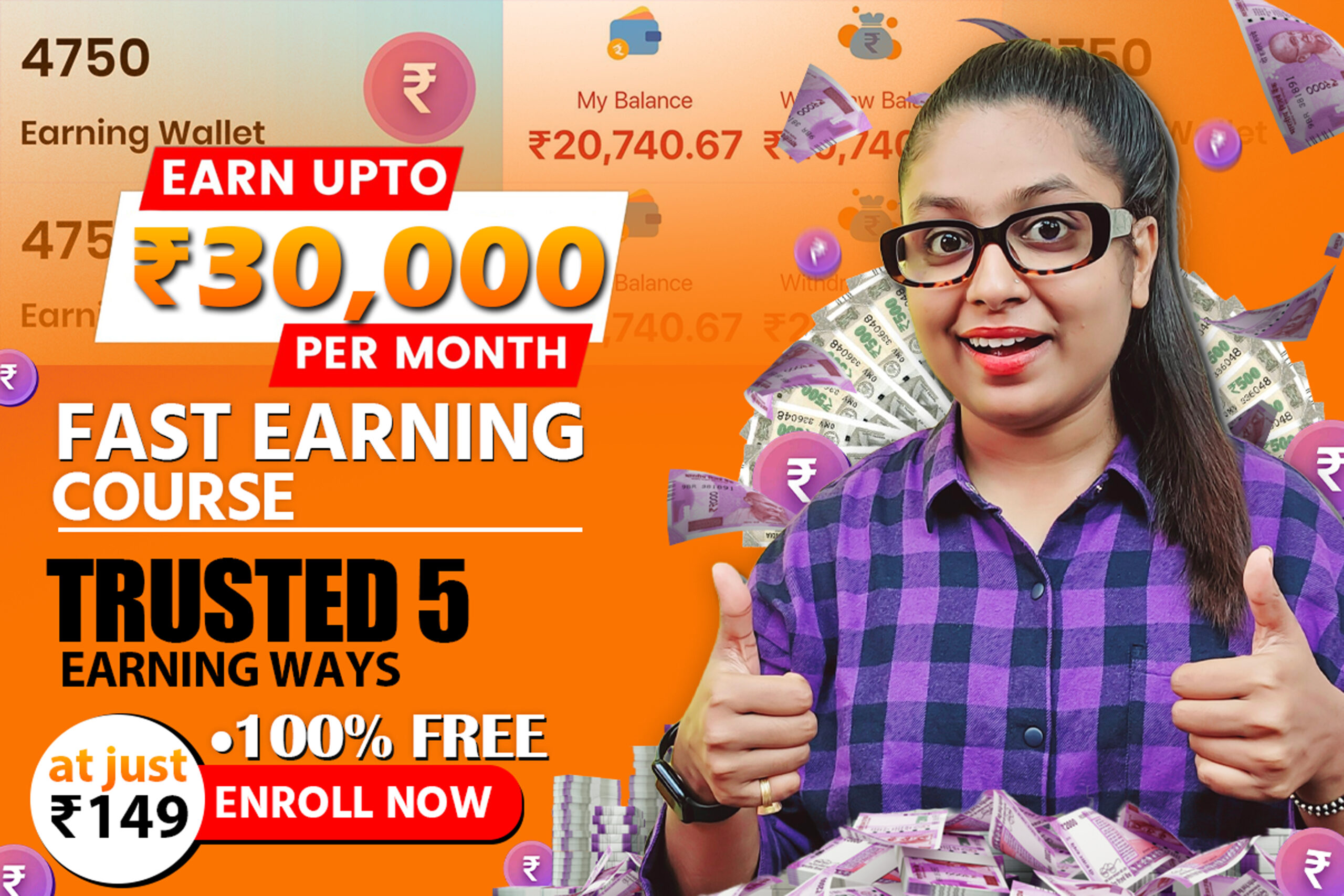 Fast Earning Course : Earn 1k to 30k Per Month